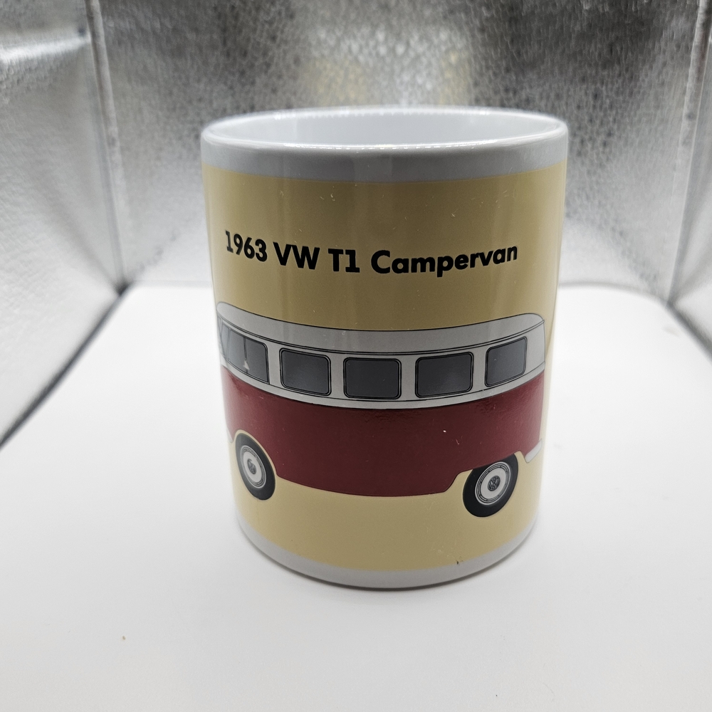 VW Campervan Red and Cream Mug